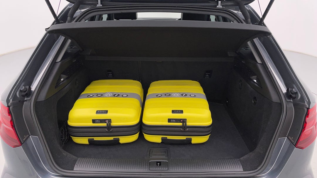 Boot Inside View with Luggage