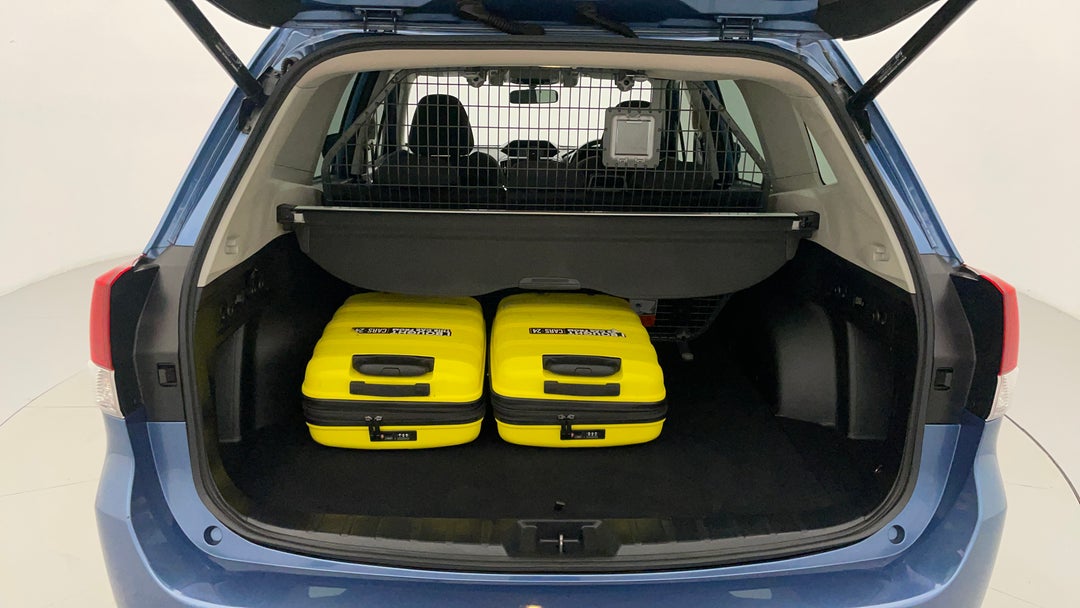 Boot Inside View with Luggage