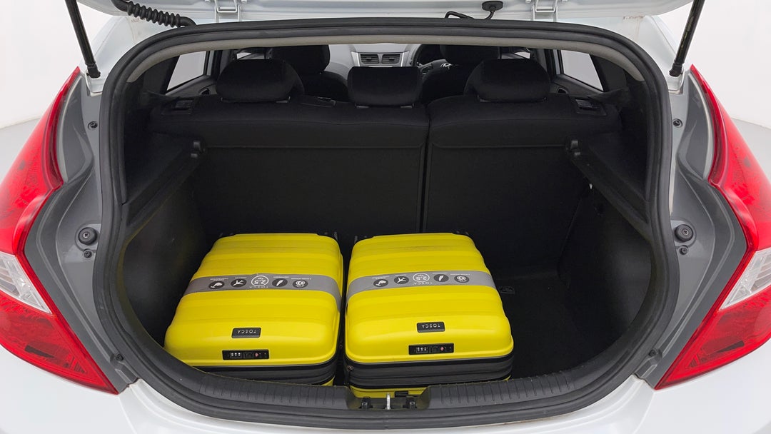 Boot Inside View with Luggage