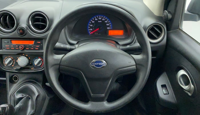 2018 Datsun Go Plus T, Petrol, Manual, 47,787 km, Steering Wheel Close Up