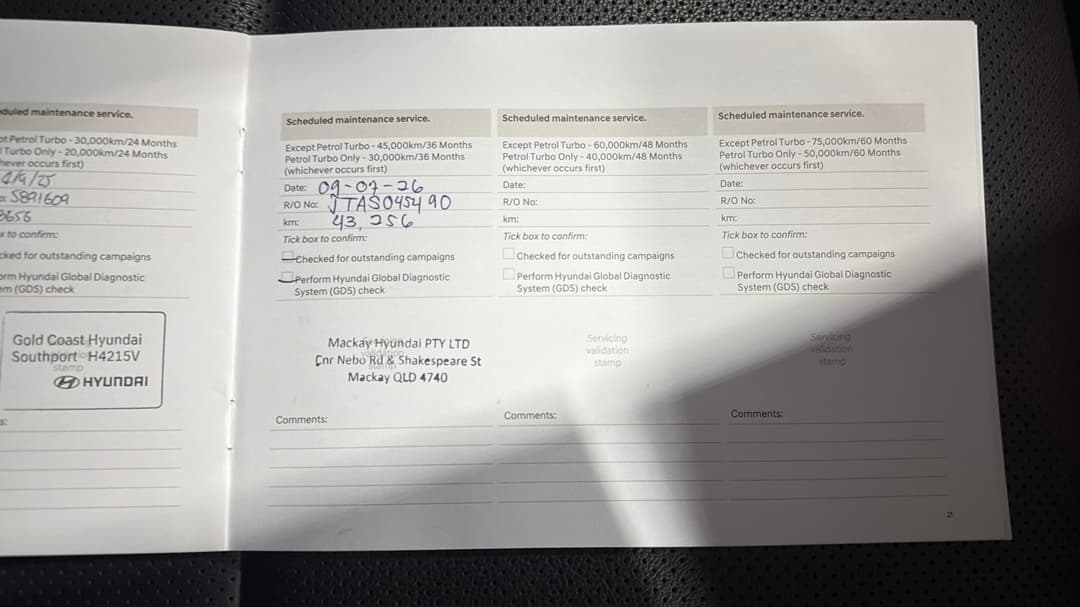2024 Hyundai Kona Premium, Automatic, 45931 km, Service History