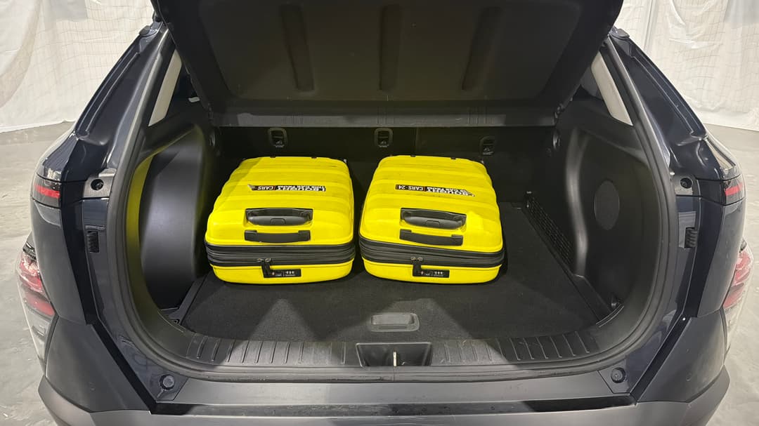 2024 Hyundai Kona Premium, Automatic, 45931 km, Boot Inside View with Luggage