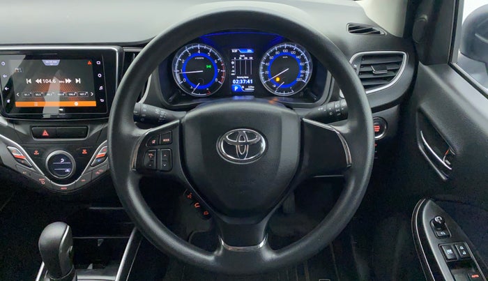 2020 Toyota Glanza G CVT, Petrol, Automatic, 11,189 km, Steering Wheel Close Up