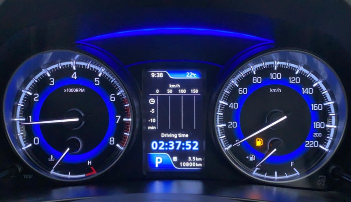 2020 Toyota Glanza G CVT, Petrol, Automatic, 11,189 km, Odometer Image