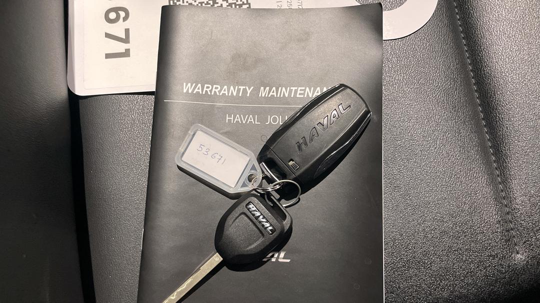 2022 GWM Haval Jolion Ultra, Automatic, 54141 km, Key Close-up
