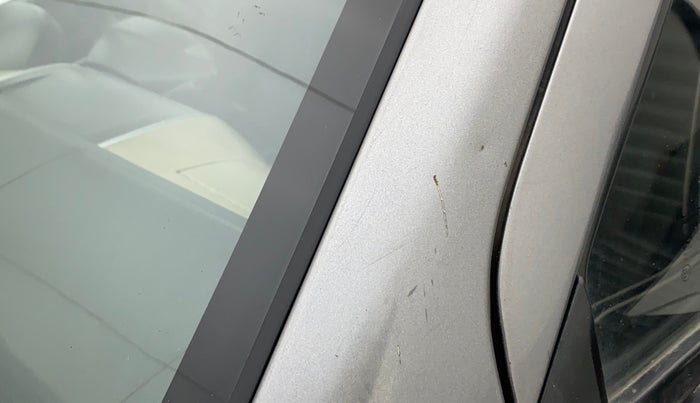 2017 Maruti Wagon R 1.0 LXI CNG, CNG, Manual, 55,367 km, Left A pillar - Slightly dented
