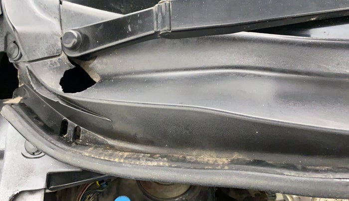 2017 Maruti Wagon R 1.0 LXI CNG, CNG, Manual, 55,367 km, Bonnet (hood) - Cowl vent panel has minor damage