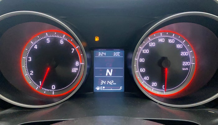 2019 Maruti Swift ZXI PLUS AMT, Petrol, Automatic, 34,142 km, Odometer Image