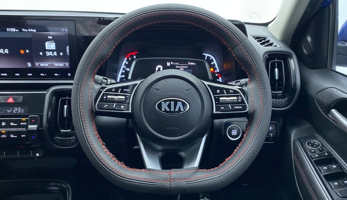 2020 KIA SONET GTX + 1.0 IMT, Petrol, Manual, 21,016 km, Steering Wheel Close Up