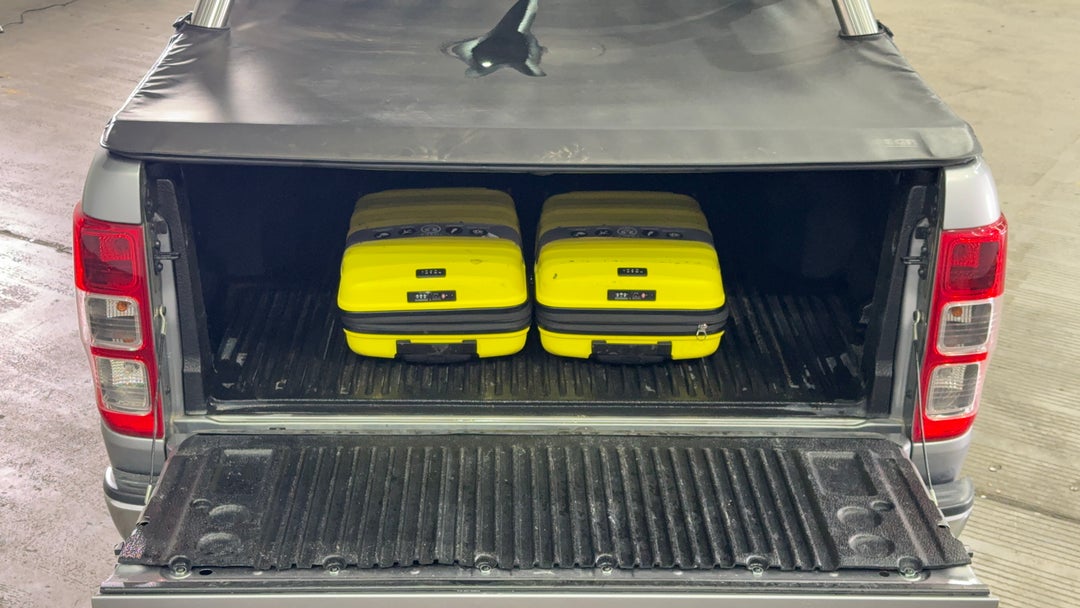 Boot Inside View with Luggage