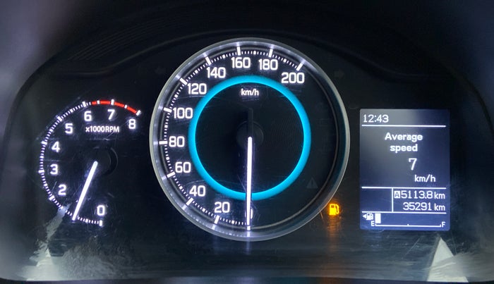2017 Maruti IGNIS ZETA 1.2 K12, Petrol, Manual, 36,130 km, Odometer Image