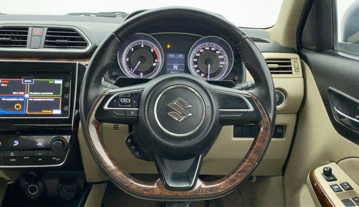 2018 Maruti Dzire ZDI PLUS AMT, Diesel, Automatic, 78,332 km, Steering Wheel Close Up