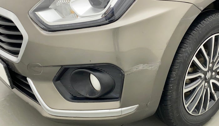 2018 Maruti Dzire ZDI PLUS AMT, Diesel, Automatic, 78,332 km, Front bumper - Chrome strip damage