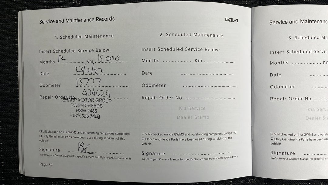 2021 Kia Stonic Sport, Automatic, 15819 km, Service History