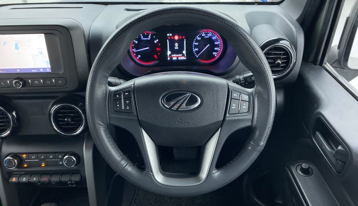 2021 Mahindra Thar LX PETROL HT 4WD AT, Petrol, Automatic, 11,587 km, Steering Wheel Close Up