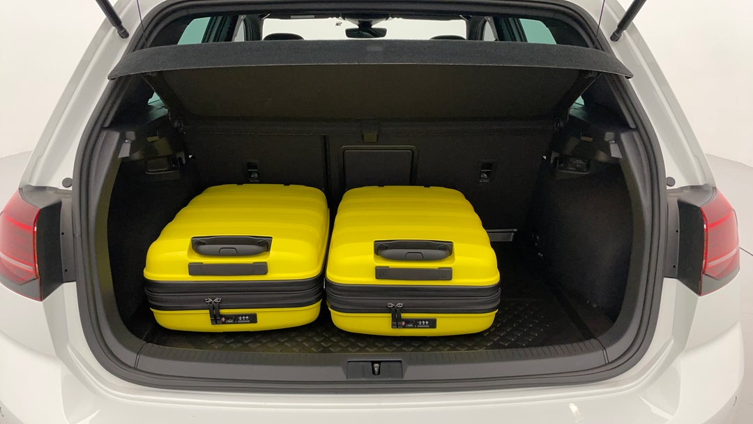 Boot Inside View with Luggage
