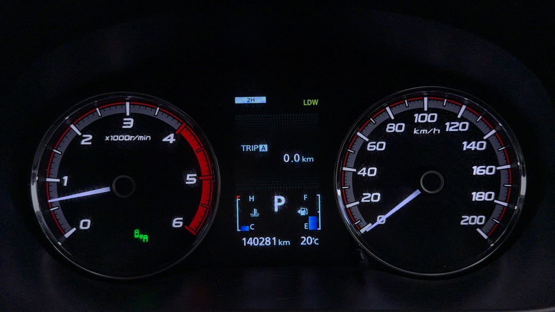 2019 Mitsubishi Triton Gls (4x4) Premium, Automatic, 140281 km, Odometer View