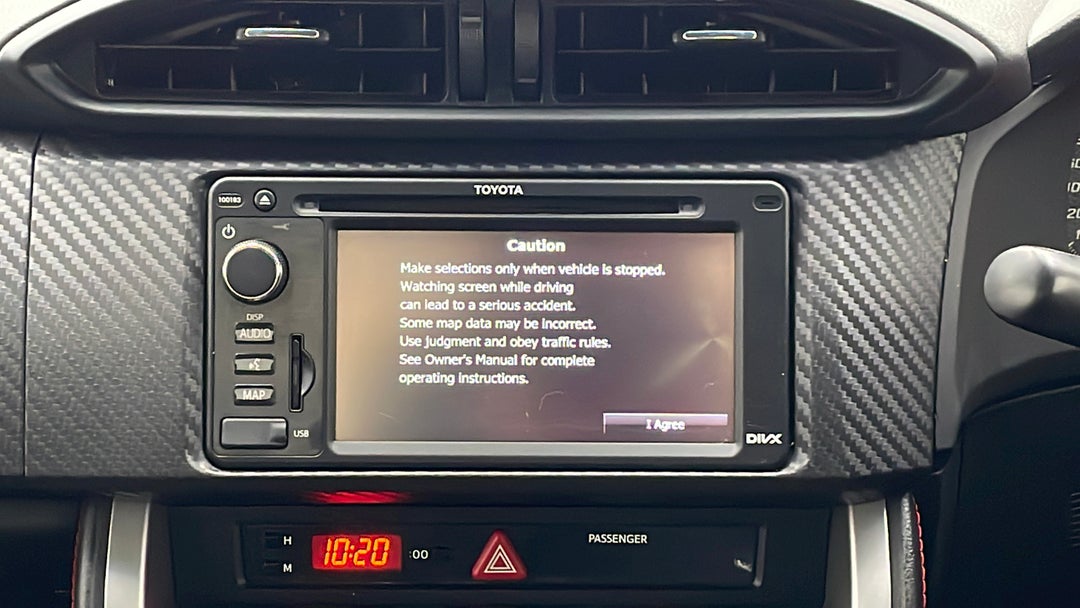 2015 Toyota 86 Gts, Manual, 80952 km, Infotainment System