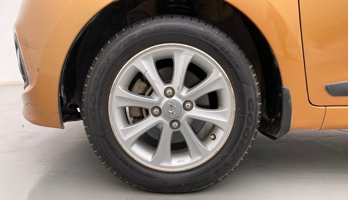 2014 Hyundai Grand i10 ASTA AT 1.2 KAPPA VTVT, Petrol, Automatic, 86,223 km, Left Front Wheel