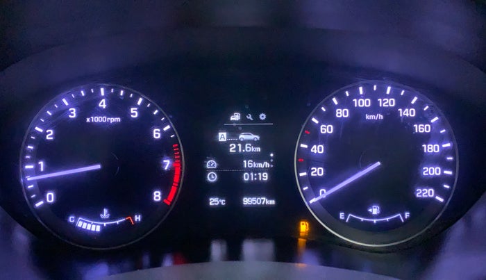 2017 Hyundai Elite i20 ASTA 1.2 (O), CNG, Manual, 99,507 km, Odometer Image