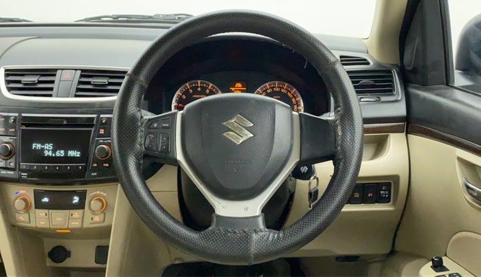 2014 Maruti Swift Dzire ZXI, Petrol, Manual, 34,372 km, Steering Wheel Close Up