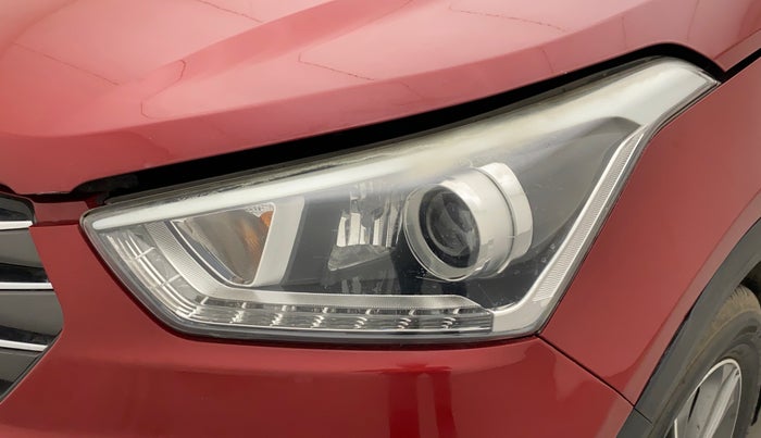 2018 Hyundai Creta SX PLUS AT 1.6 PETROL, Petrol, Automatic, 91,950 km, Left headlight - Minor scratches