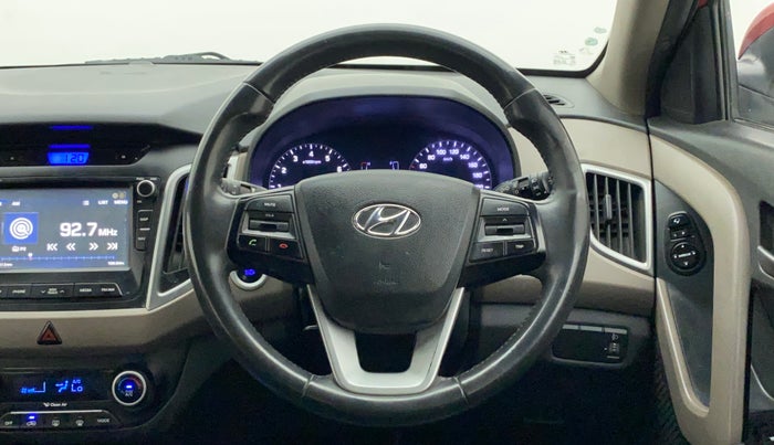 2018 Hyundai Creta SX PLUS AT 1.6 PETROL, Petrol, Automatic, 91,950 km, Steering Wheel Close Up