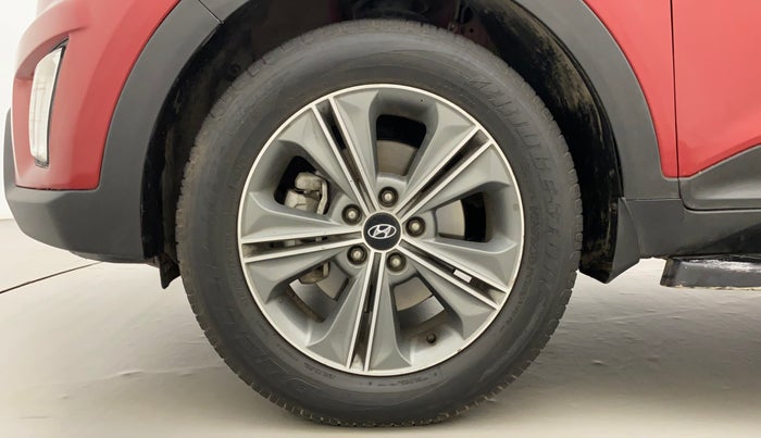 2018 Hyundai Creta SX PLUS AT 1.6 PETROL, Petrol, Automatic, 91,950 km, Left Front Wheel