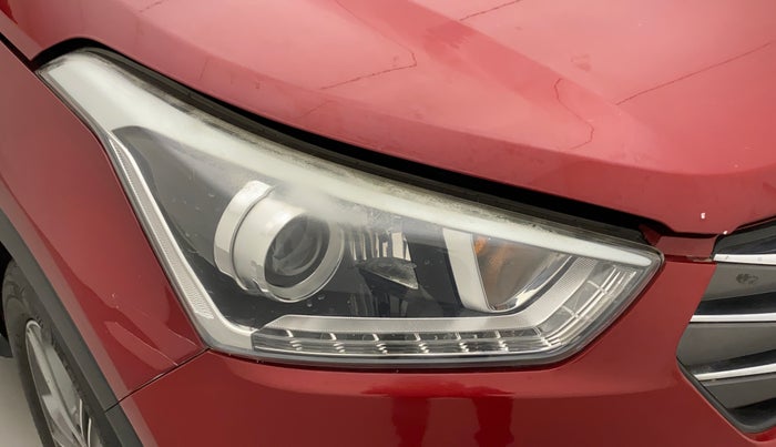 2018 Hyundai Creta SX PLUS AT 1.6 PETROL, Petrol, Automatic, 91,950 km, Right headlight - Minor scratches