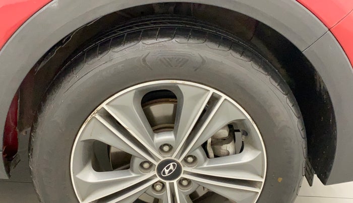 2018 Hyundai Creta SX PLUS AT 1.6 PETROL, Petrol, Automatic, 91,950 km, Right fender - Lining loose