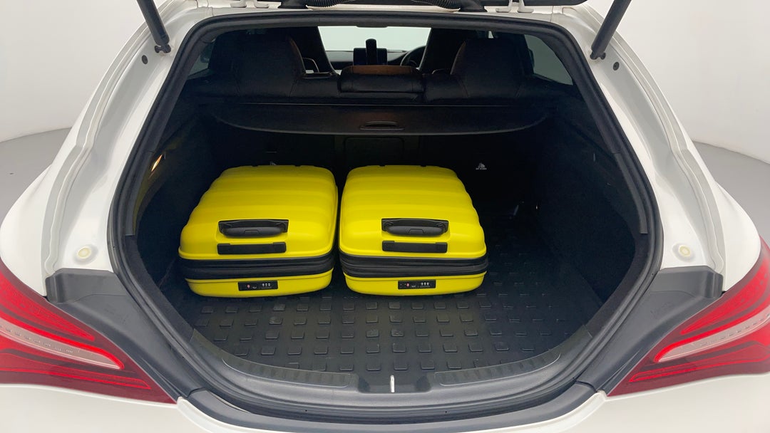 Boot Inside View with Luggage