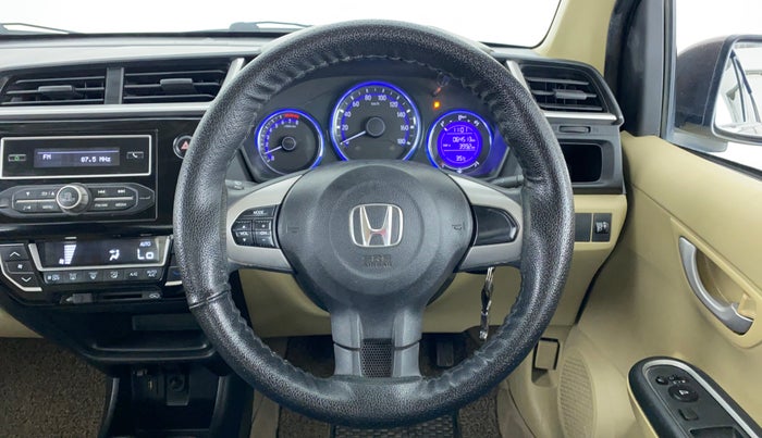 2017 Honda Amaze 1.2 SX MT I VTEC, Petrol, Manual, 64,714 km, Steering Wheel Close Up