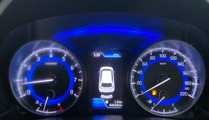 2019 Toyota Glanza V, Petrol, Manual, 64,625 km, Odometer Image