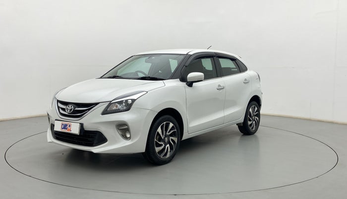 2019 Toyota Glanza V, Petrol, Manual, 64,625 km, Left Front Diagonal