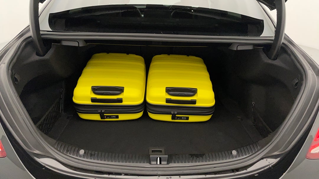 Boot Inside View with Luggage