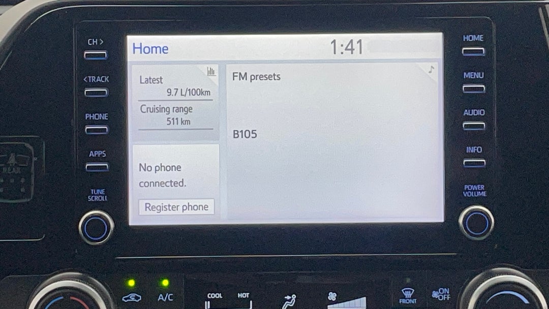 2021 Toyota Kluger Gx (4x4), Automatic, 48918 km, Infotainment System