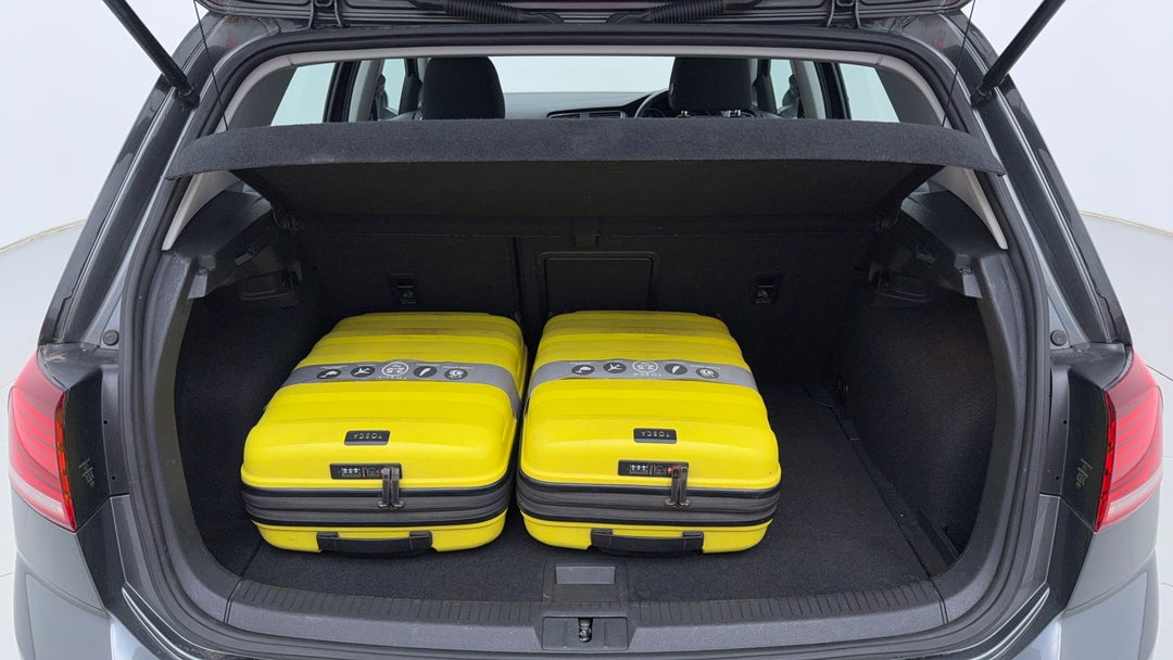 Boot Inside View with Luggage