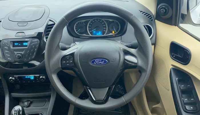 2017 Ford Figo Aspire 1.2 TITANIUM PETROL, Petrol, Manual, 18,542 km, Steering Wheel Close Up