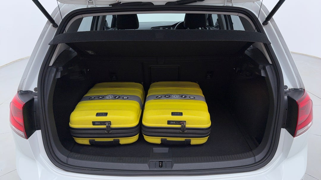 Boot Inside View with Luggage