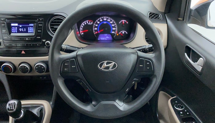 2015 Hyundai Grand i10 SPORTZ 1.2 KAPPA VTVT, Petrol, Manual, 47,026 km, Steering Wheel Close Up
