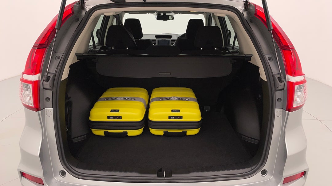 Boot Inside View with Luggage