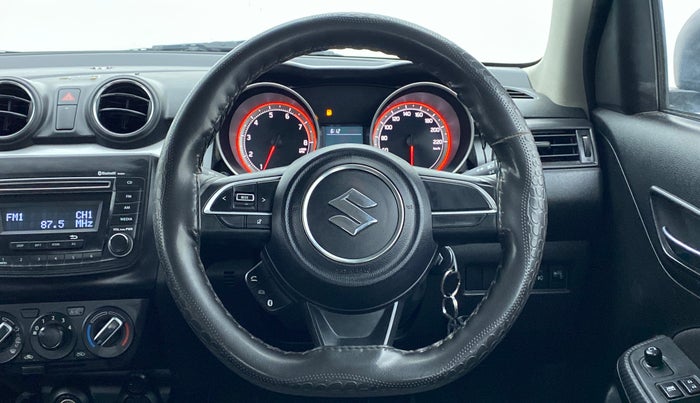 2018 Maruti Swift VXI D, Petrol, Manual, 16,304 km, Steering Wheel Close Up