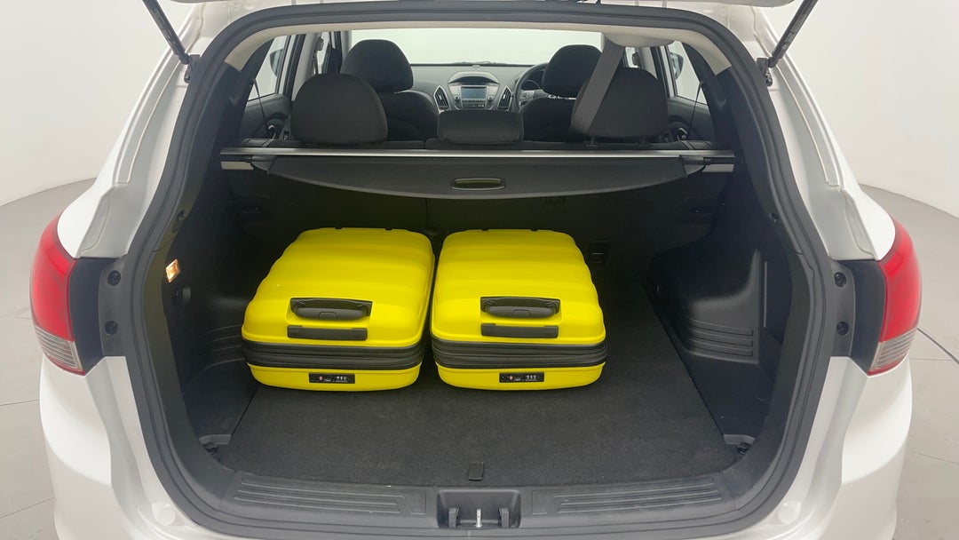 Boot Inside View with Luggage