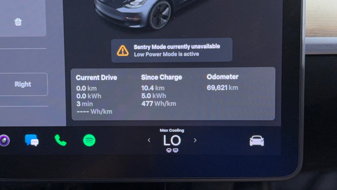 2021 Tesla Model 3 Standard Range Plus Rwd, Automatic, 69921 km, Odometer View