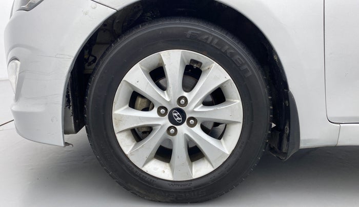 2015 Hyundai Verna FLUIDIC 1.6 CRDI S, Diesel, Manual, 74,345 km, Left Front Wheel
