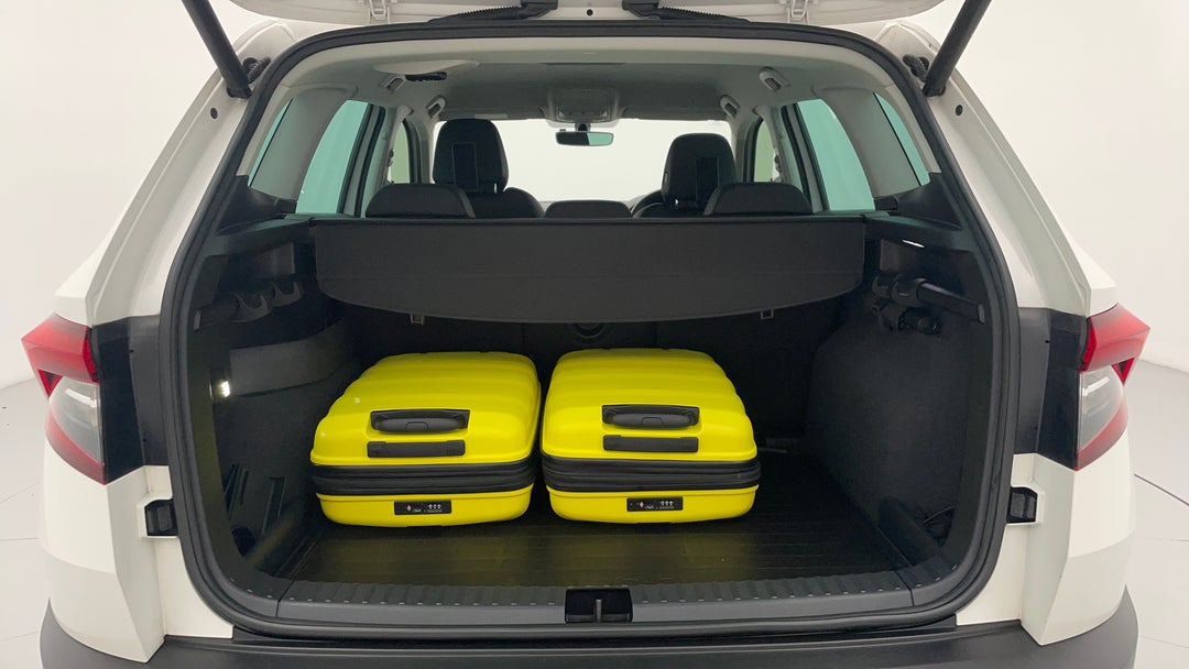 Boot Inside View with Luggage