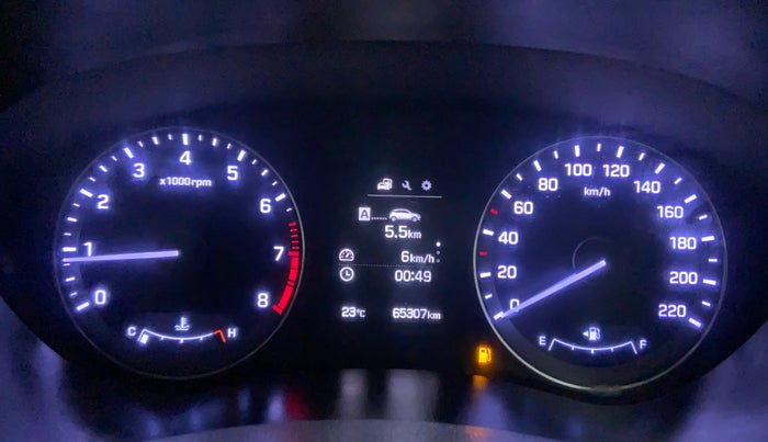 2014 Hyundai Elite i20 ASTA 1.2, Petrol, Manual, 65,307 km, Odometer Image