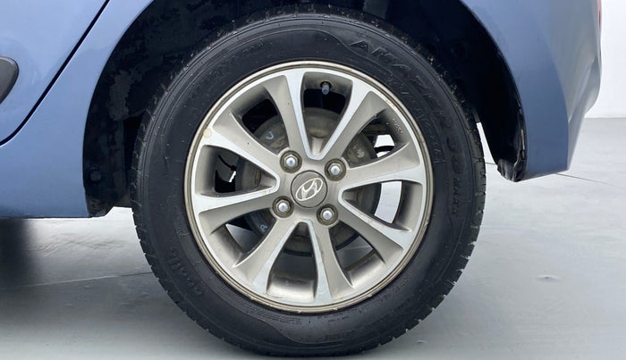 2014 Hyundai Grand i10 ASTA 1.2 (O) VTVT, Petrol, Manual, 34,730 km, Left Rear Wheel