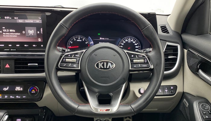 2019 KIA SELTOS GTX + AT PETROL, Petrol, Automatic, 20,453 km, Steering Wheel Close Up