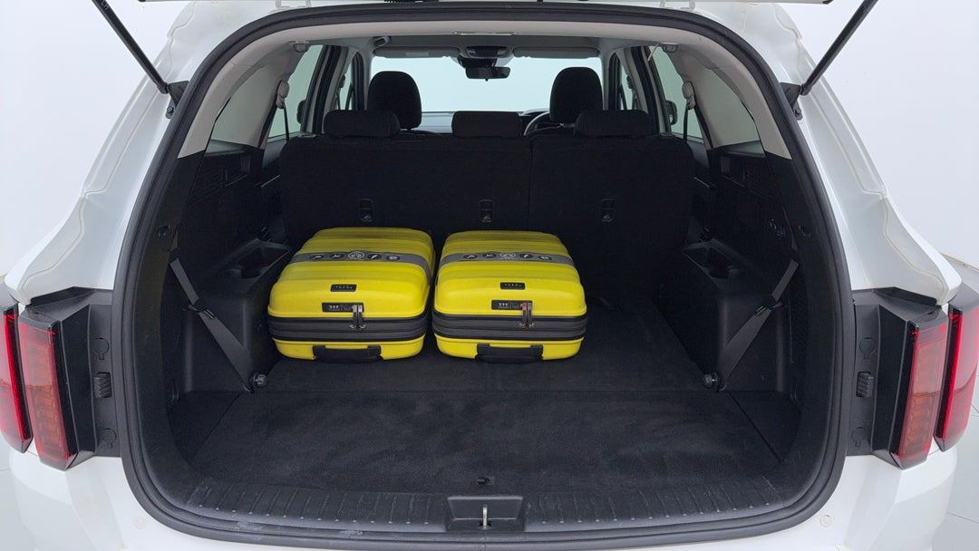 Boot Inside View with Luggage